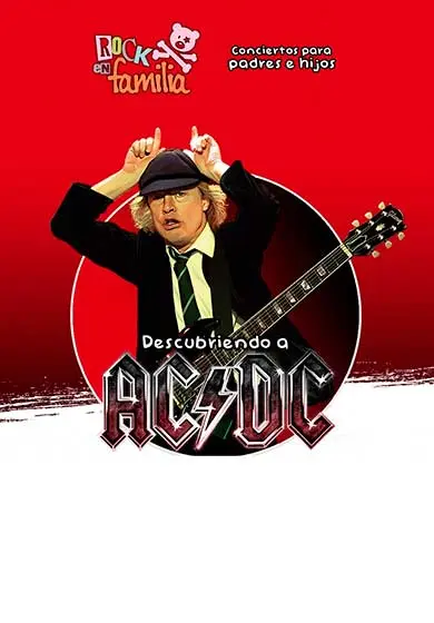 Cartel de Rock en familia: descubriendo a AC/DC