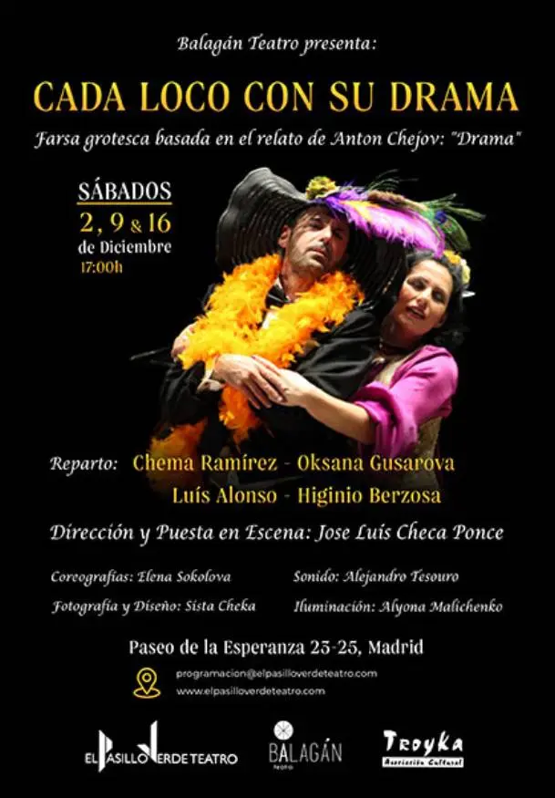 Cartel de Cada loco con su drama