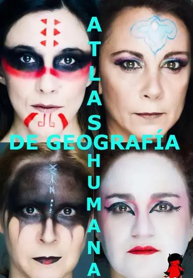 Cartel de Atlas de geografía humana
