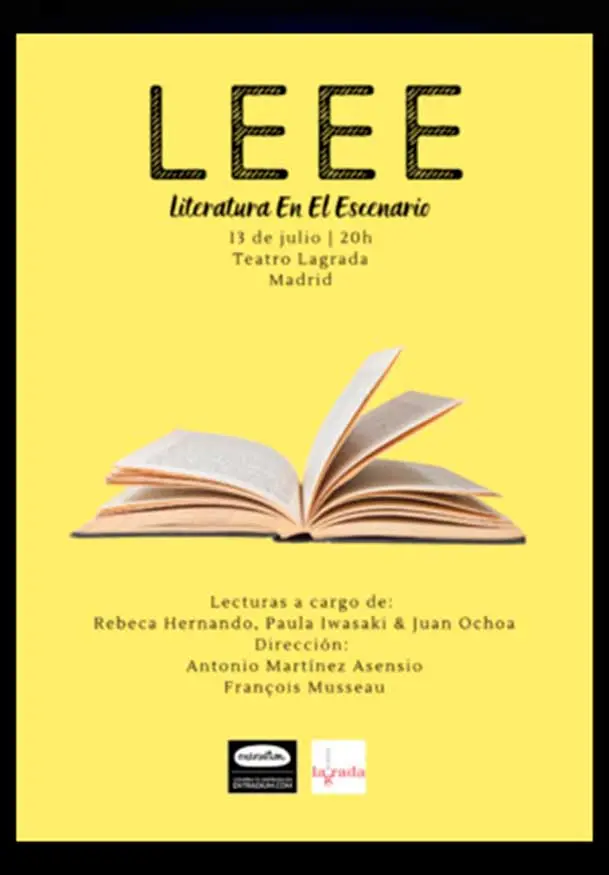 Cartel de LEEE-Literatura en el escenario