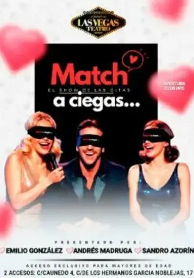 Cartel de Match a ciegas