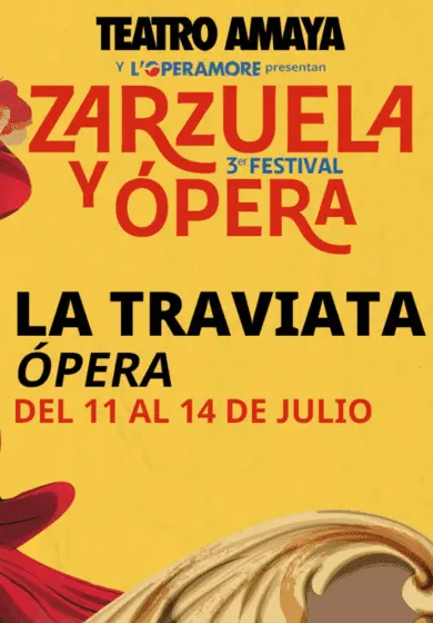 Cartel de Festival de zarzuela y ópera: La Traviata