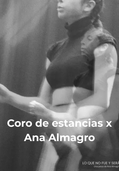 Cartel de Coro de estancias x Ana Almagro