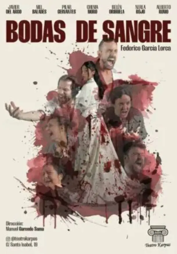 Cartel de Bodas de sangre - Manuel Carcedo Sama