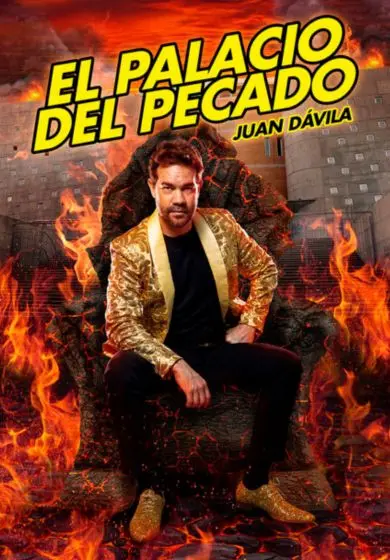 Cartel de Juan Dávila: El Palacio Del Pecado