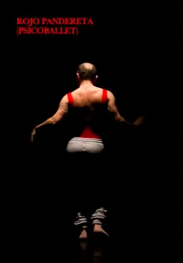 Cartel de Rojo pandereta (Psicoballet)