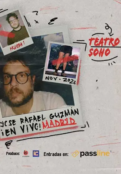 Cartel de Jóse R. Guzmán en vivo; Sin Robar A Nadie