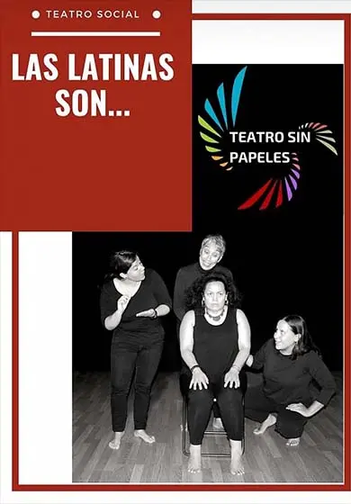 Cartel de Las latinas son...