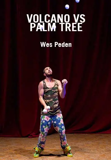 Cartel de Wes Peden: Volcano vs Palm Tree