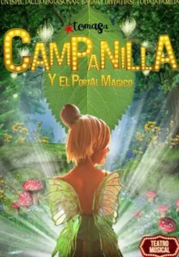 Cartel de Campanilla y el portal mágico