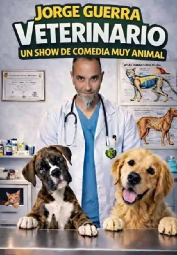 Cartel de Veterinario: un show de Comedia, muy animal