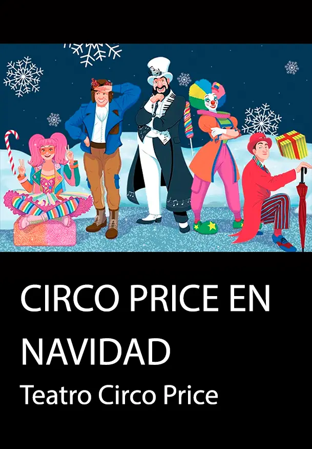 Cartel de Circo Price en Navidad: El regreso de los cinco amigos