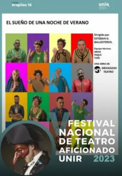 Cartel de Meaxadas Teatro: El Sueño de una noche de verano