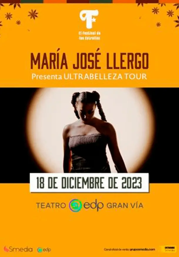 Cartel de María José Llergo: Ultrabelleza Tour
