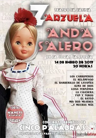 Cartel de Anda salero