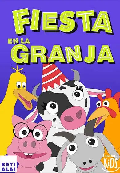 Cartel de Fiesta en la granja