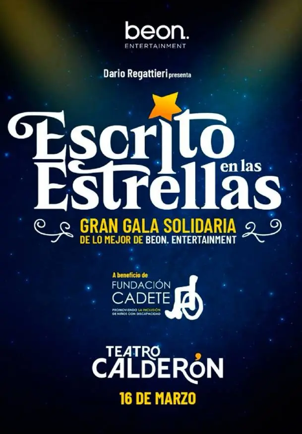 Cartel de Escrito en las Estrellas