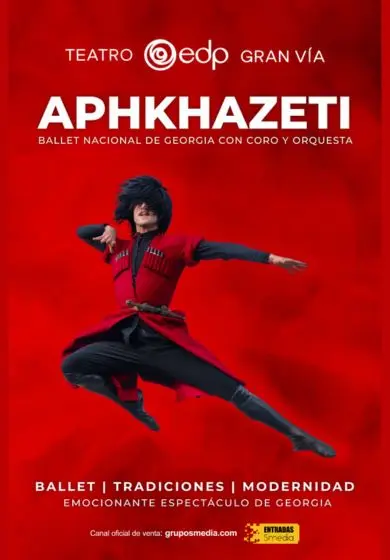 Cartel de APHKHAZETI - Ballet Nacional de Georgia