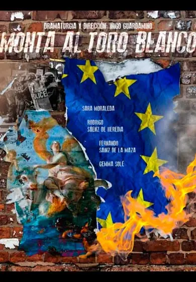 Cartel de Monta al toro blanco