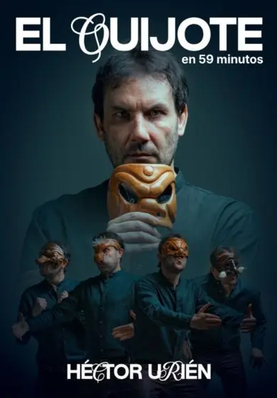 Cartel de Héctor Urién: El Quijote en 59 minutos