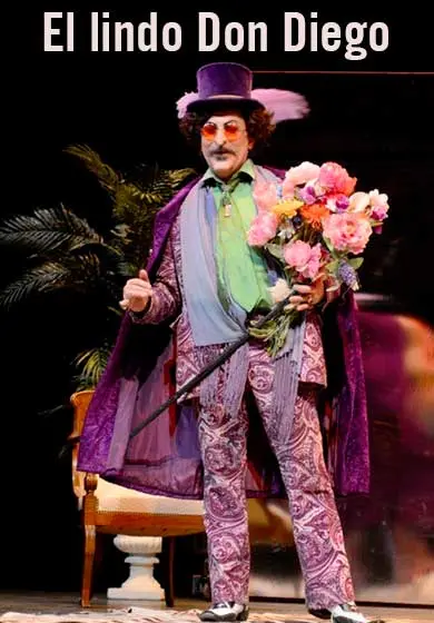 Cartel de Morboria Teatro: El lindo Don Diego