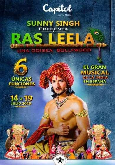 Cartel de Ras Leela, una Odisea Bollywood