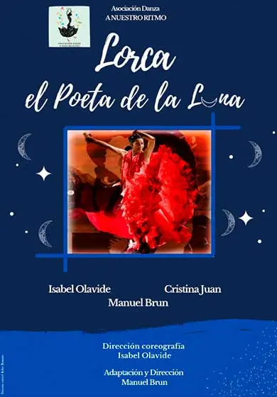 Cartel de Lorca, el poeta de la luna