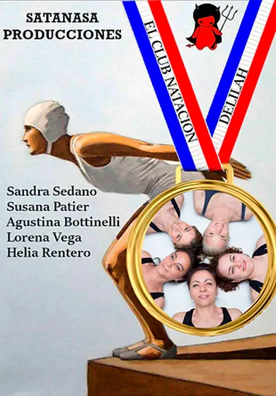 Cartel de El club de natación Delilah