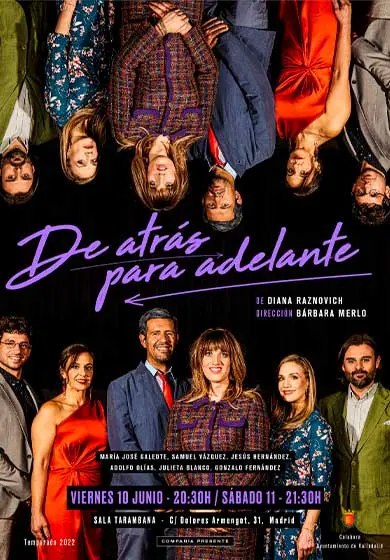 Cartel de De atrás para delante