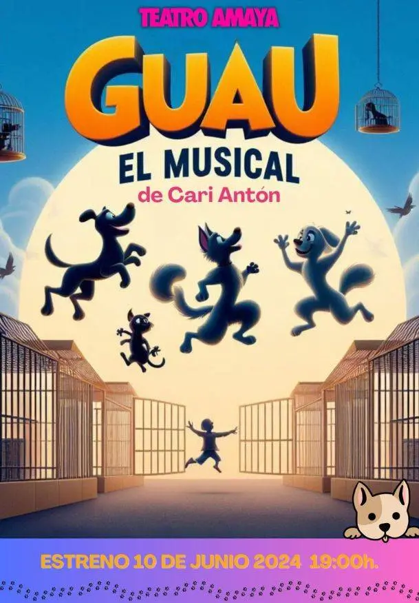 Cartel de GUAU, llévame contigo