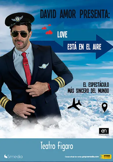 Cartel de David Amor: Love está en el aire