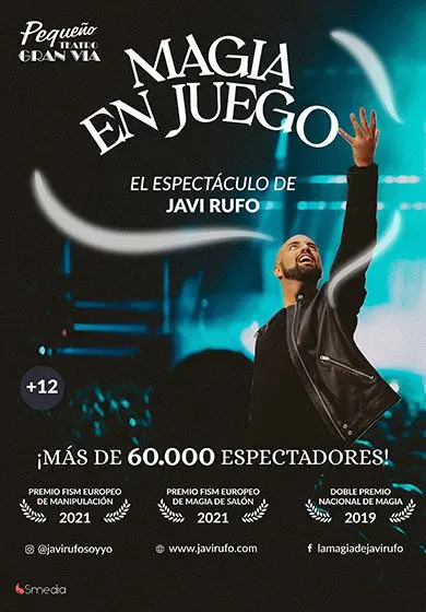 Cartel de Javi Rufo: Magia en juego