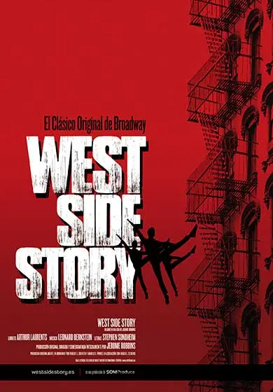 Cartel de West Side Story. El Musical