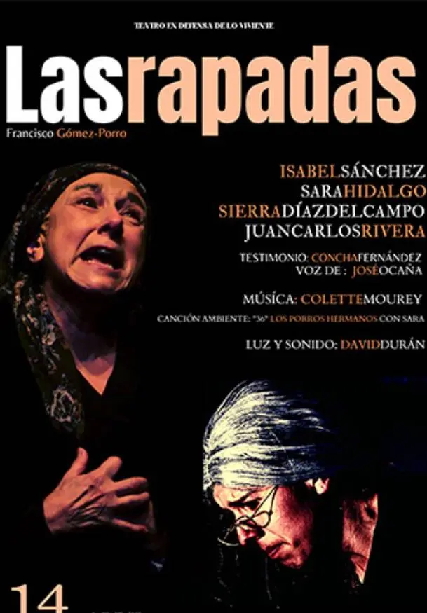 Cartel de Las rapadas (una tragedia española)