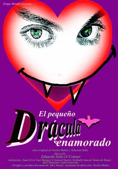 Cartel de El Pequeño Drácula Enamorado