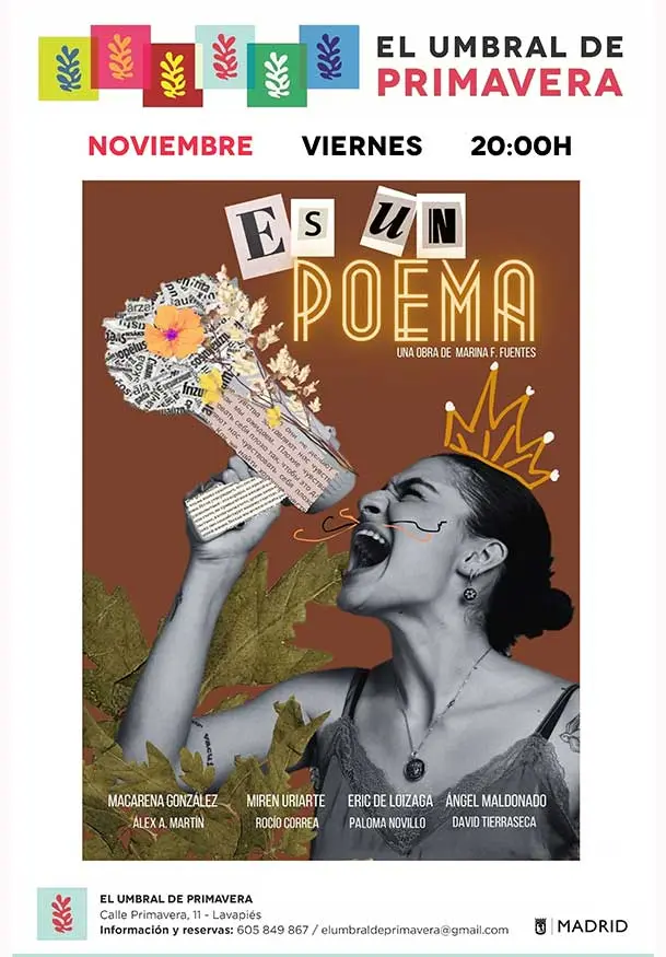 Cartel de Es un poema