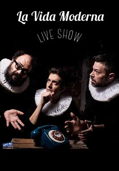Cartel de La Vida Moderna Live Show