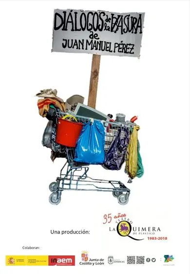 Cartel de Diálogos de la basura