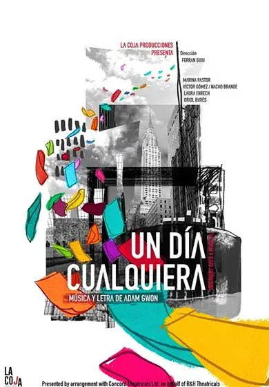Cartel de Un día cualquiera