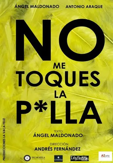 Cartel de No me toques la p****