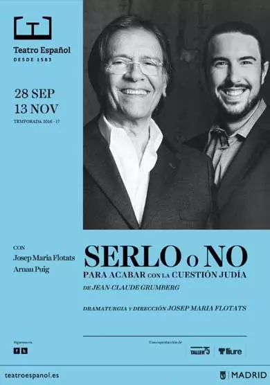 Cartel de Serlo on no. Para acabar con la cuestión judía