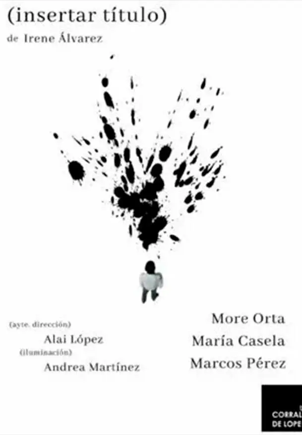 Cartel de Insertar título