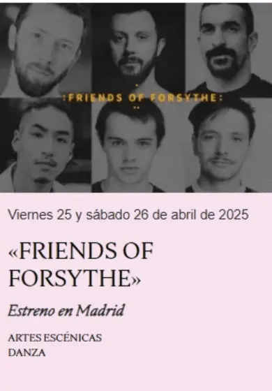 Cartel de Friends of Forsythe