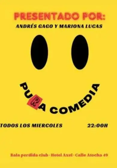 Cartel de Pura Comedia