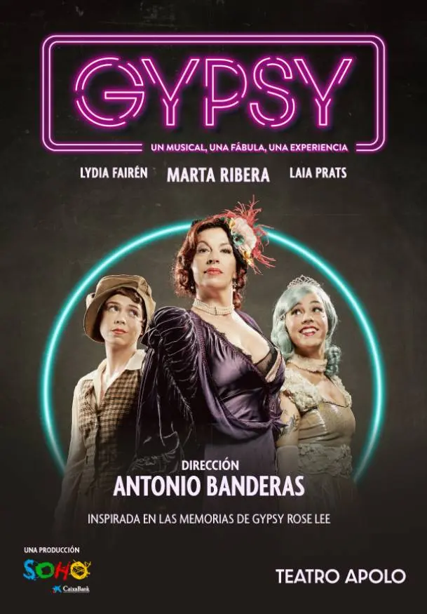 Cartel de Antonio Banderas: Gypsy, el musical