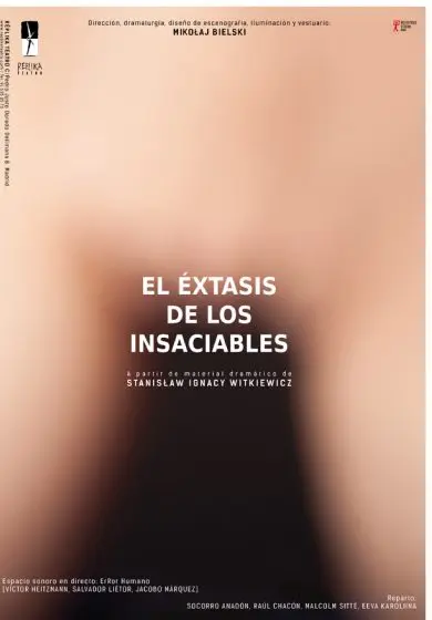 Cartel de El éxtasis de los insaciables
