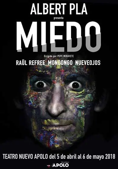 Cartel de Albert Pla: Miedo