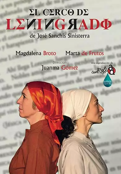 Cartel de El cerco de Leningrado - Juanma Gómez