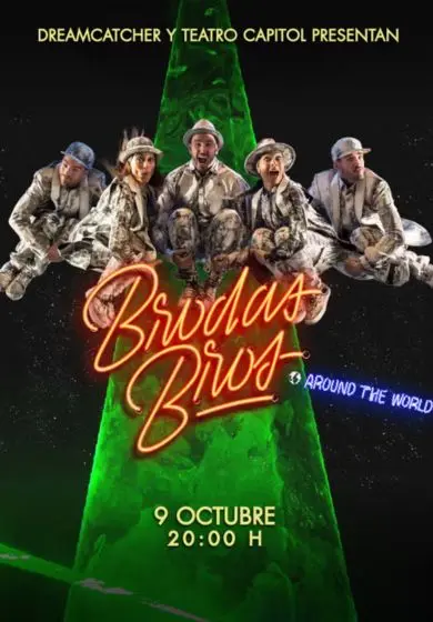 Cartel de Around the world de Brodas Bros