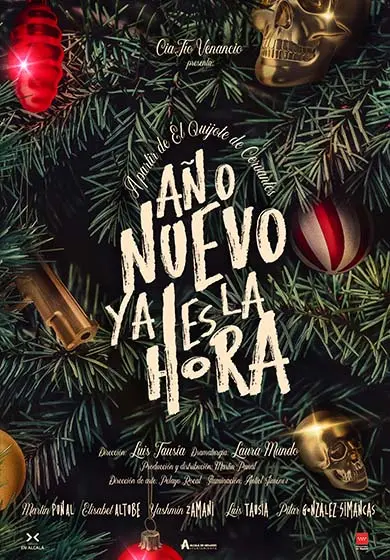 Cartel de Año nuevo, ya es la hora